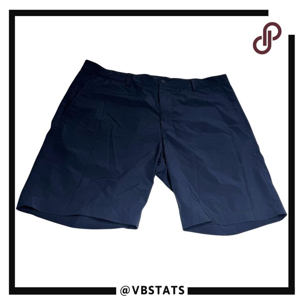 Vineyard Vines Men's Stretch 9 Inch Fairway Golf Chino Shorts Navy Blue Size 38